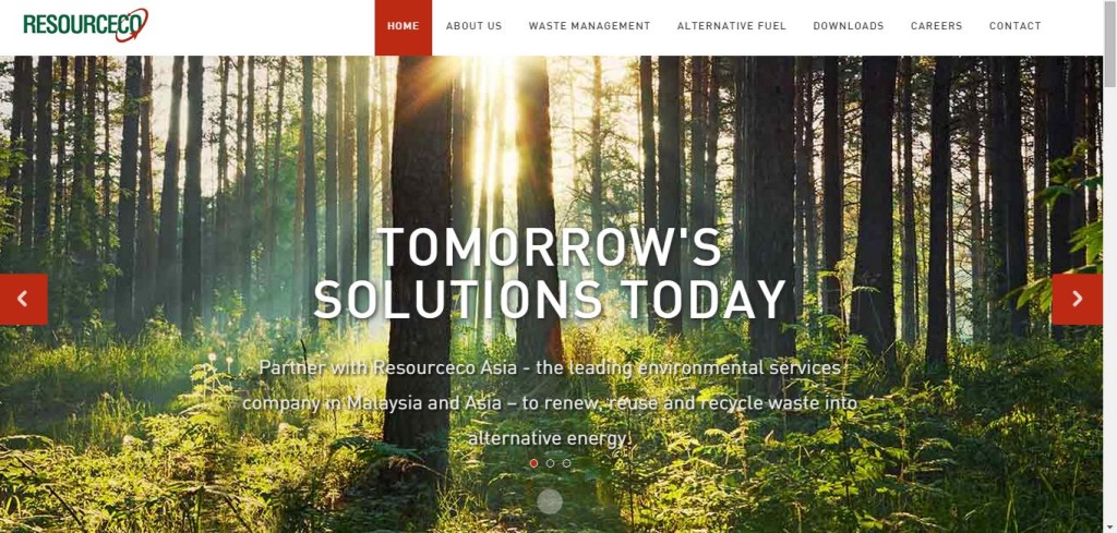 Website copywriting for waste recycling company