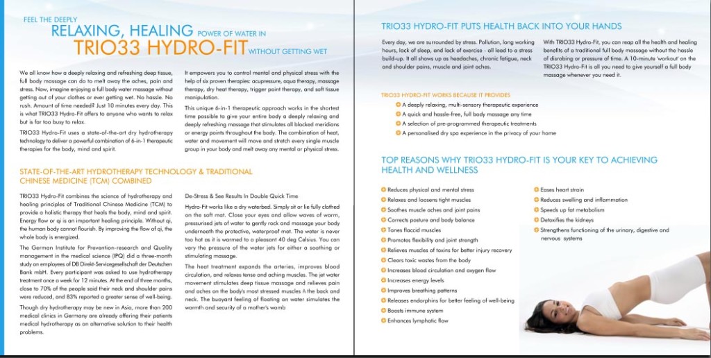 Brochure Copywriting - Health & Wellness