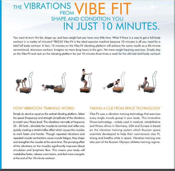 Brochure Copywriting - Health & Wellness